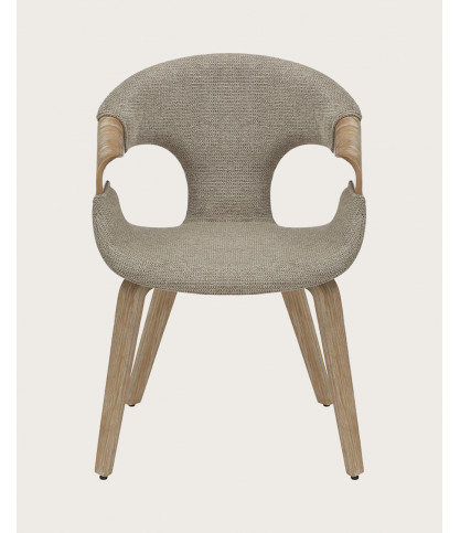 copy of Chacha - Lot de 2 chaise en tissu et pieds métal