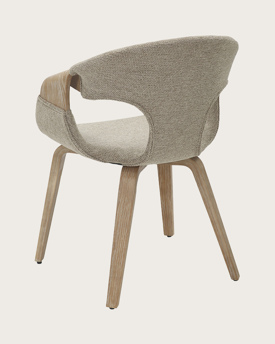 copy of Chacha - Lot de 2 chaise en tissu et pieds métal
