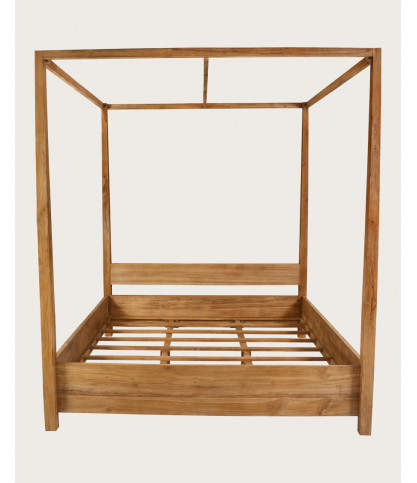 Java - Solid teak canopy bed