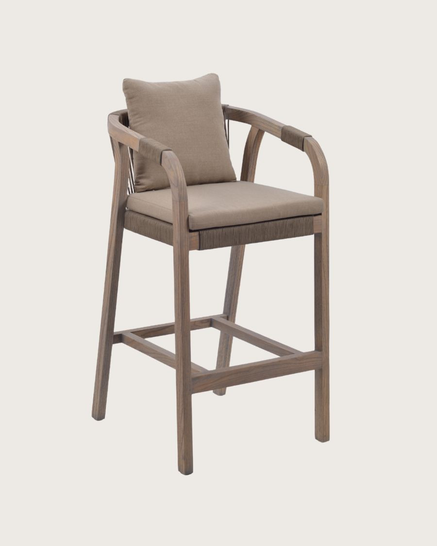Solvia - Chaise en bois sungkai