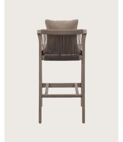 Solvia - Chaise en bois sungkai