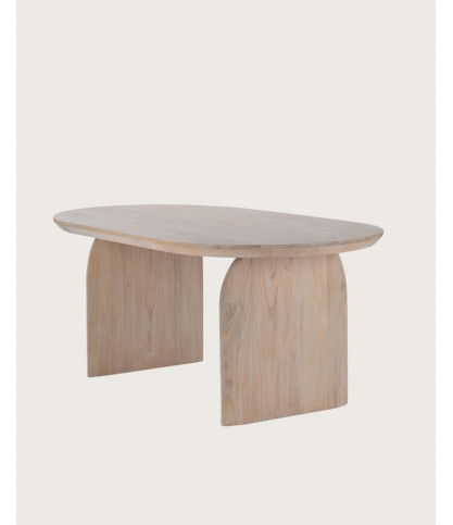 Véga - Table repas ovale en bois massif