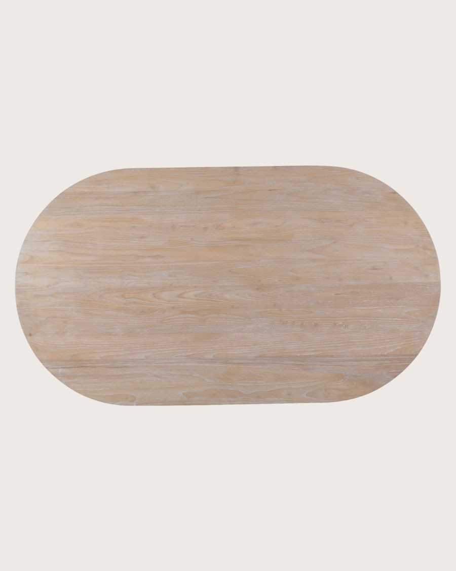 Véga - Table repas ovale en bois massif