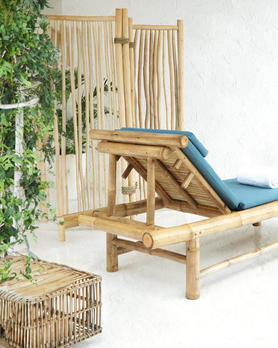 Banyu - Chaise longue de bambú