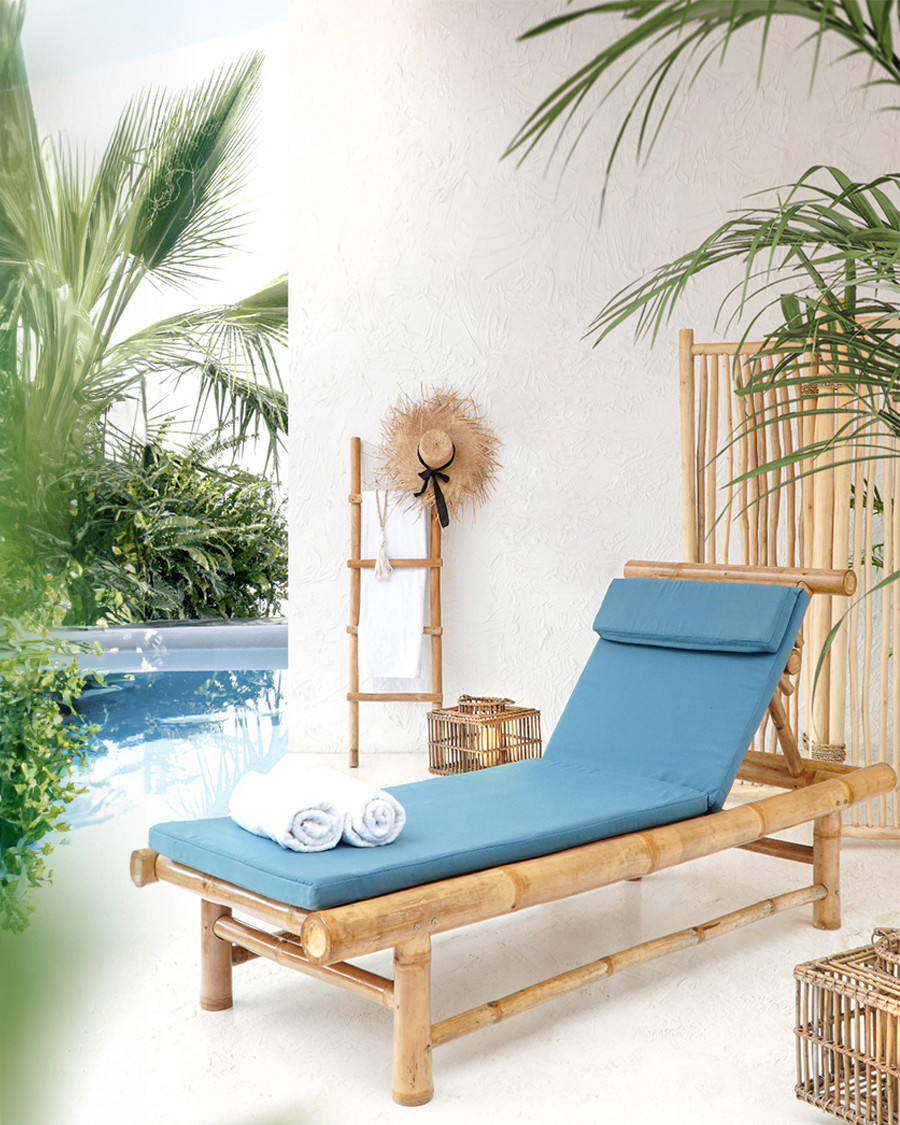 Banyu - Chaise longue de bambú