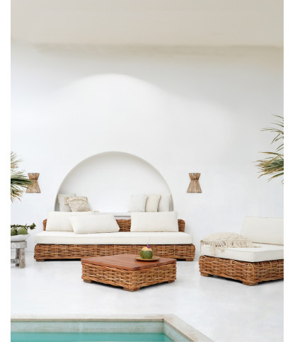 Sunda - Salon de jardin en rotin