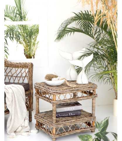 Asri - Salon de jardin en rotin