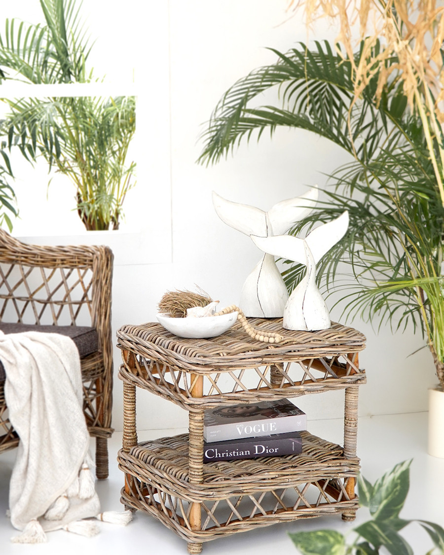 Asri - Salon de jardin en rotin