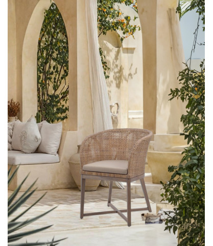 Maluku - Fauteuil en bois teck