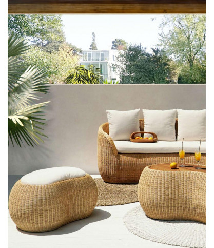Banua - Gartenmöbel aus geflochtenem Rattan 5-Sitzer