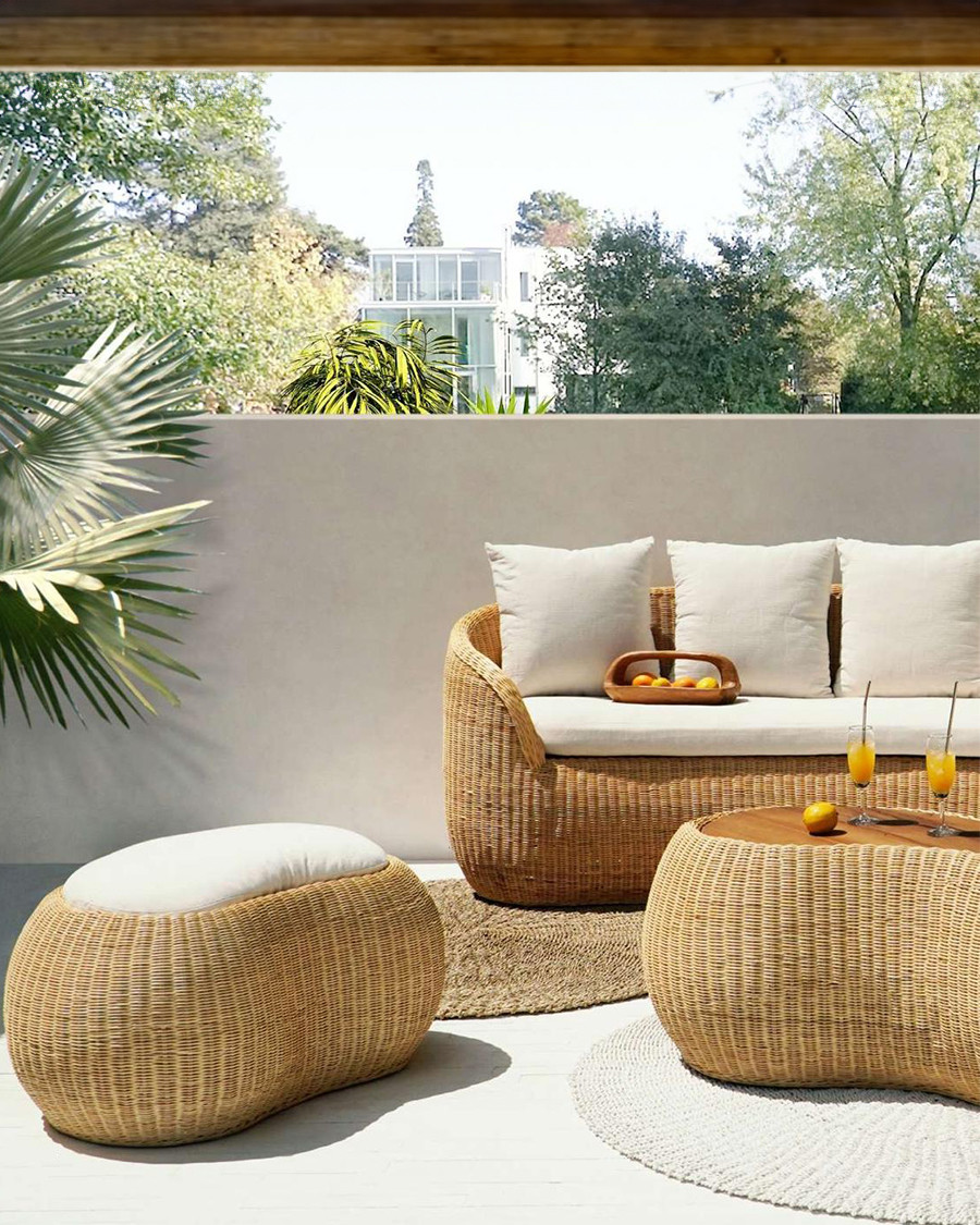 Banua - Salon de jardin en rotin