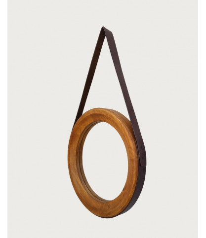 Brio - Miroir en bois massif de manguier
