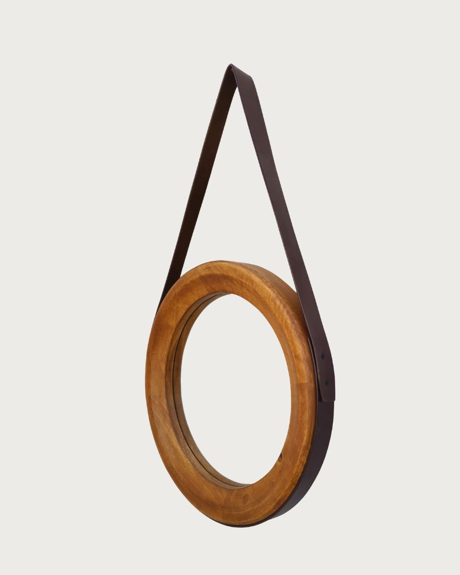 Brio - Miroir en bois massif de manguier