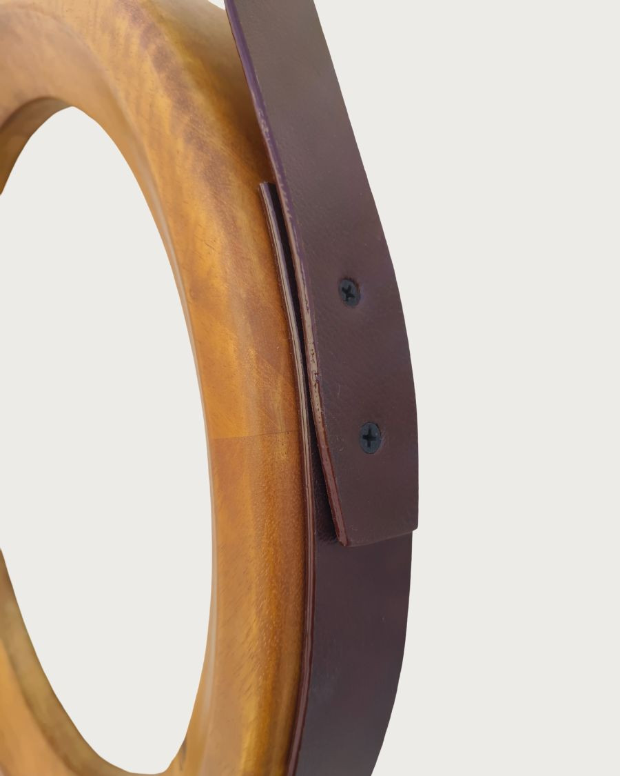 Brio - Miroir en bois massif de manguier