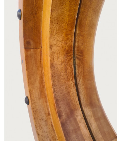 Boïa - Porthole mirror in solid mango wood