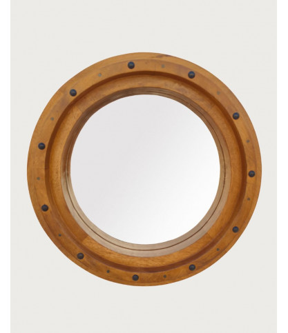 Boïa - Miroir en bois massif de manguier