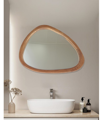 Trivéo - miroir en bois massif