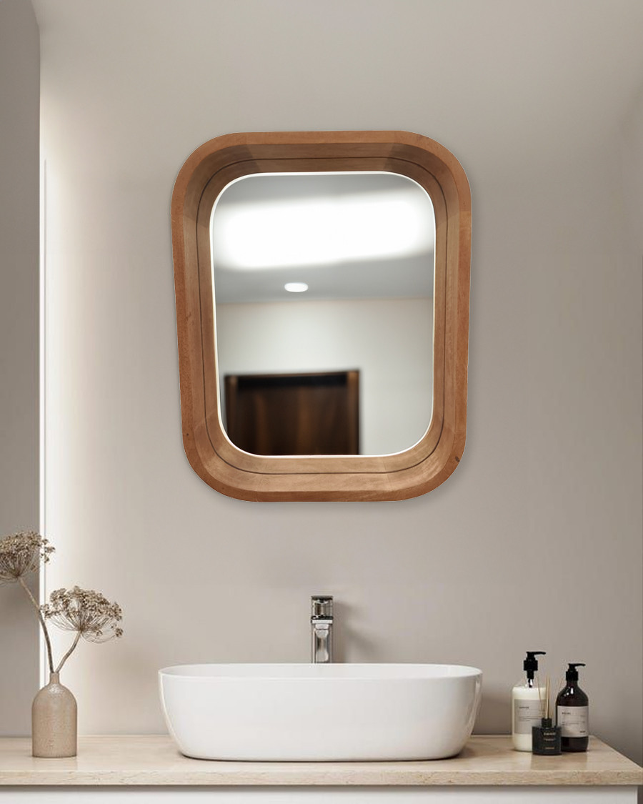 Ligno - Miroir en manguier...