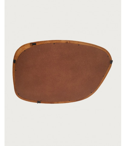 Quadra - Miroir en bois massif de manguier