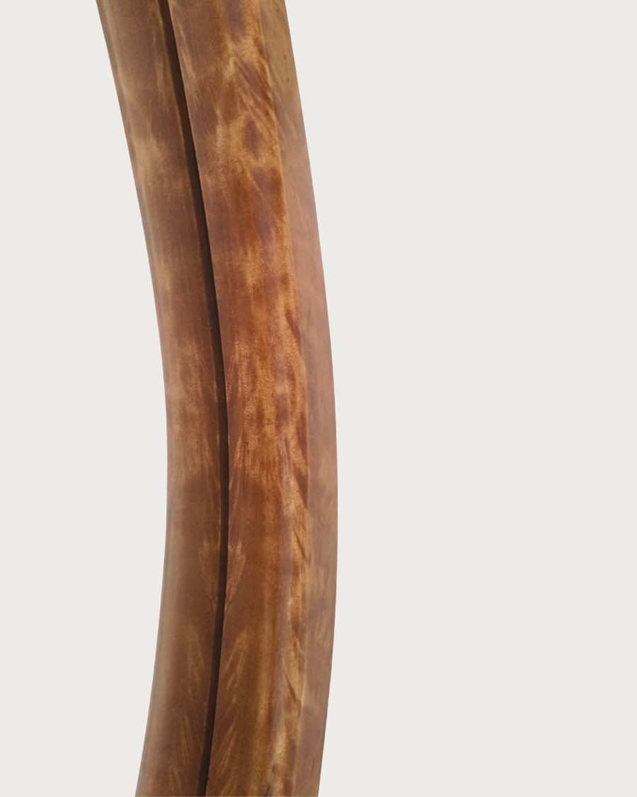 Quadra - Miroir en bois massif de manguier