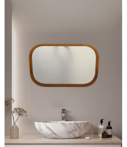 Trilis - Miroir en bois massif de manguier