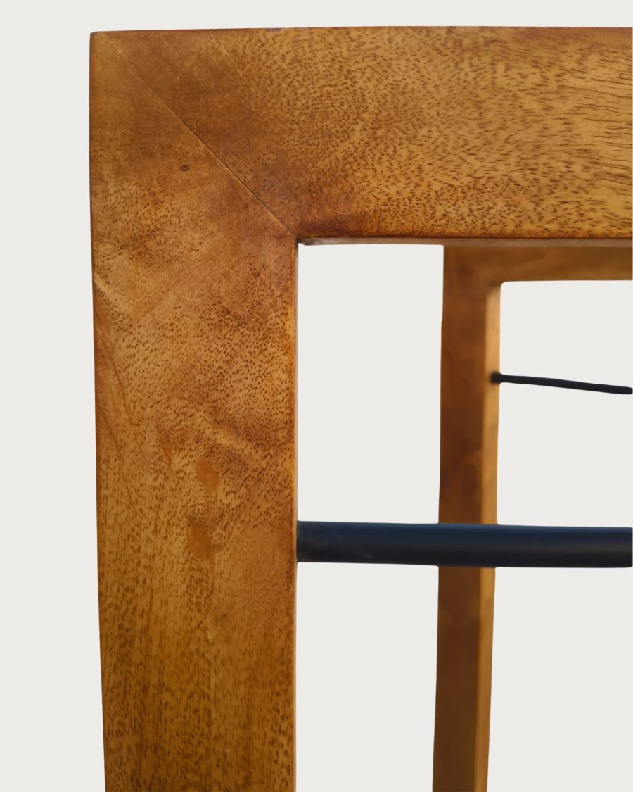 Elevéa - Porte serviette en bois massif de manguier