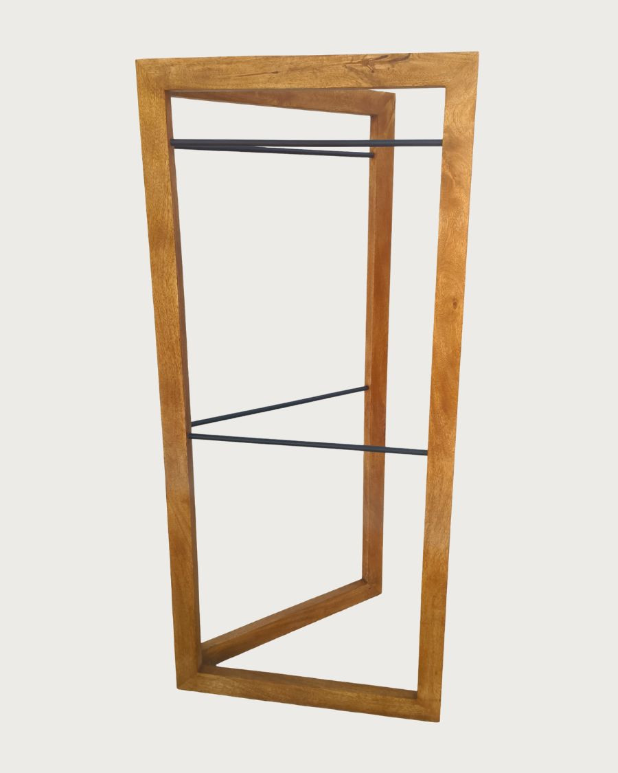 Elevéa - Porte serviette en bois massif de manguier