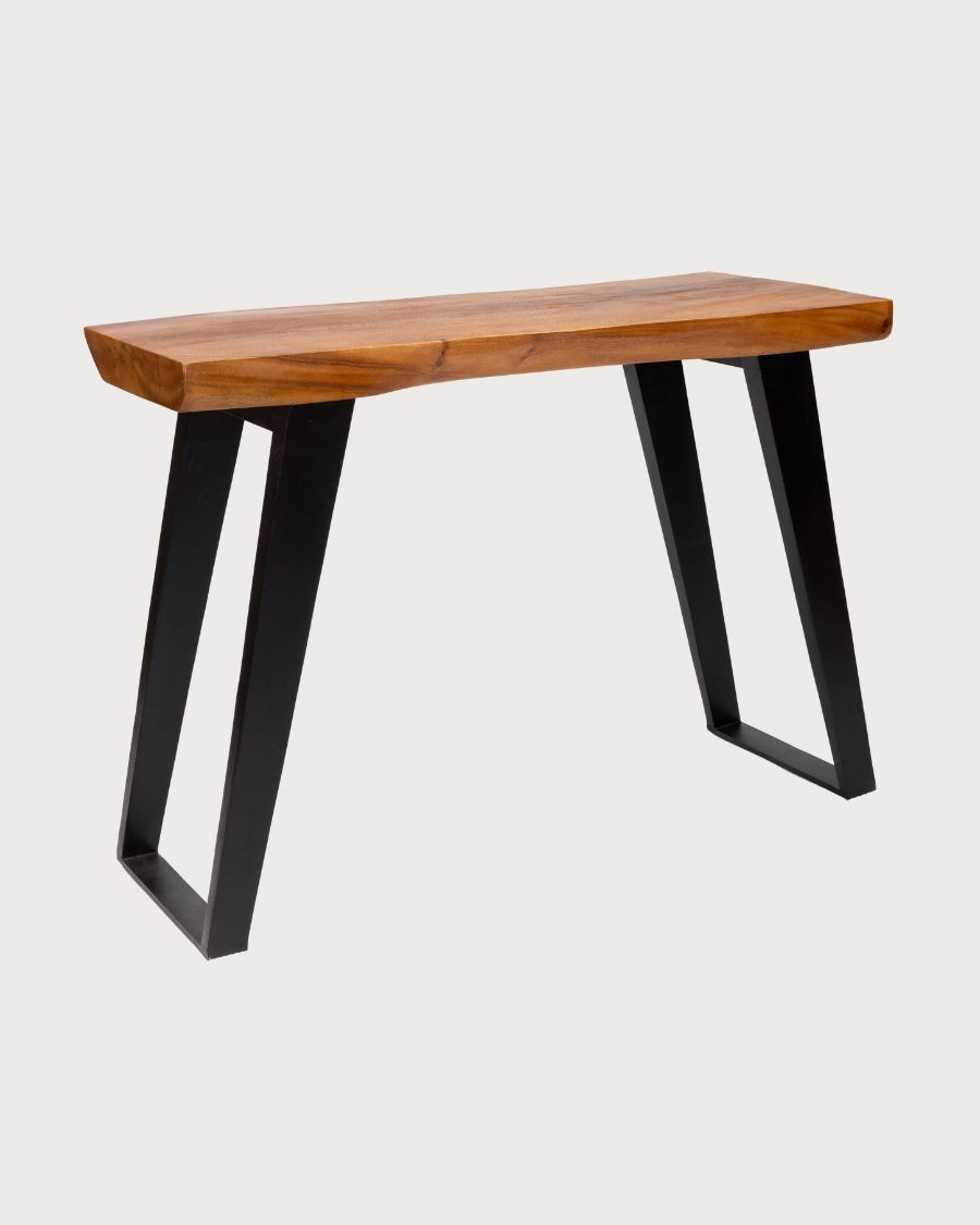 Consola Teaka de madera maciza de teca