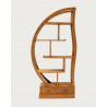 Yin Yang - Bibliothèque en bois massif de teck