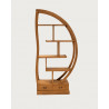 Yin Yang - Bibliothèque en bois massif de teck