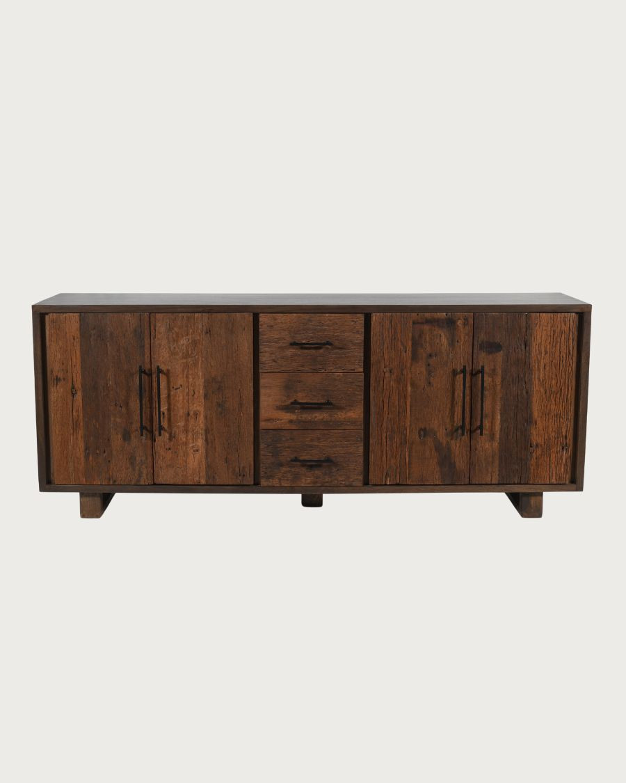 Alto - Low sideboard in reclaimed teak 200 cm