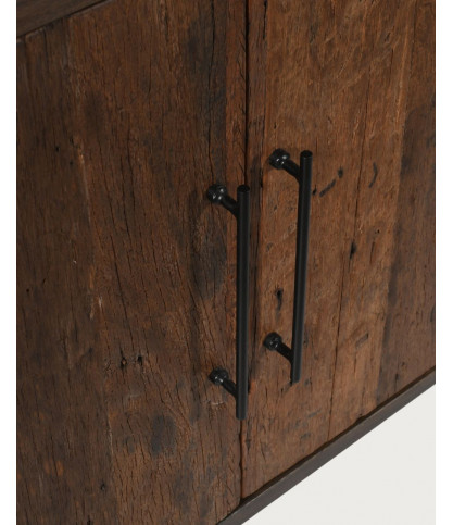 Alto - Laag dressoir van gerecycled teakhout, 200 cm