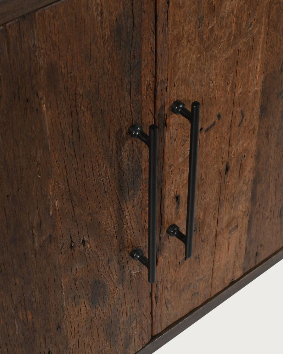 Alto - Low sideboard in recycled teak 200 cm