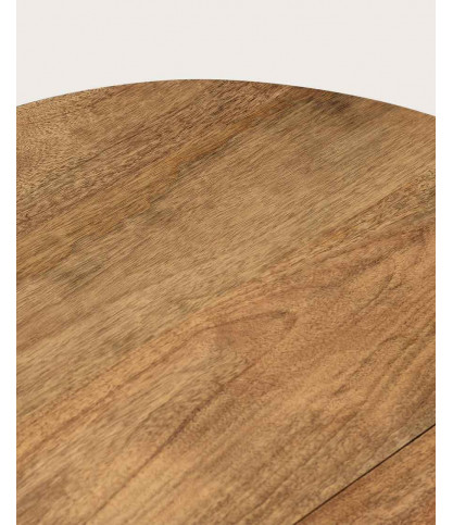 Lasco - Round metal and wood trunk coffee table