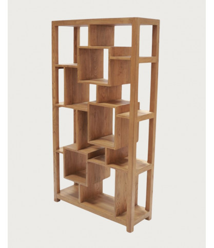 Maze - Mensola in legno massello di teak