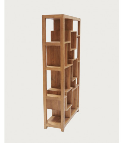 Maze - Mensola in legno massello di teak