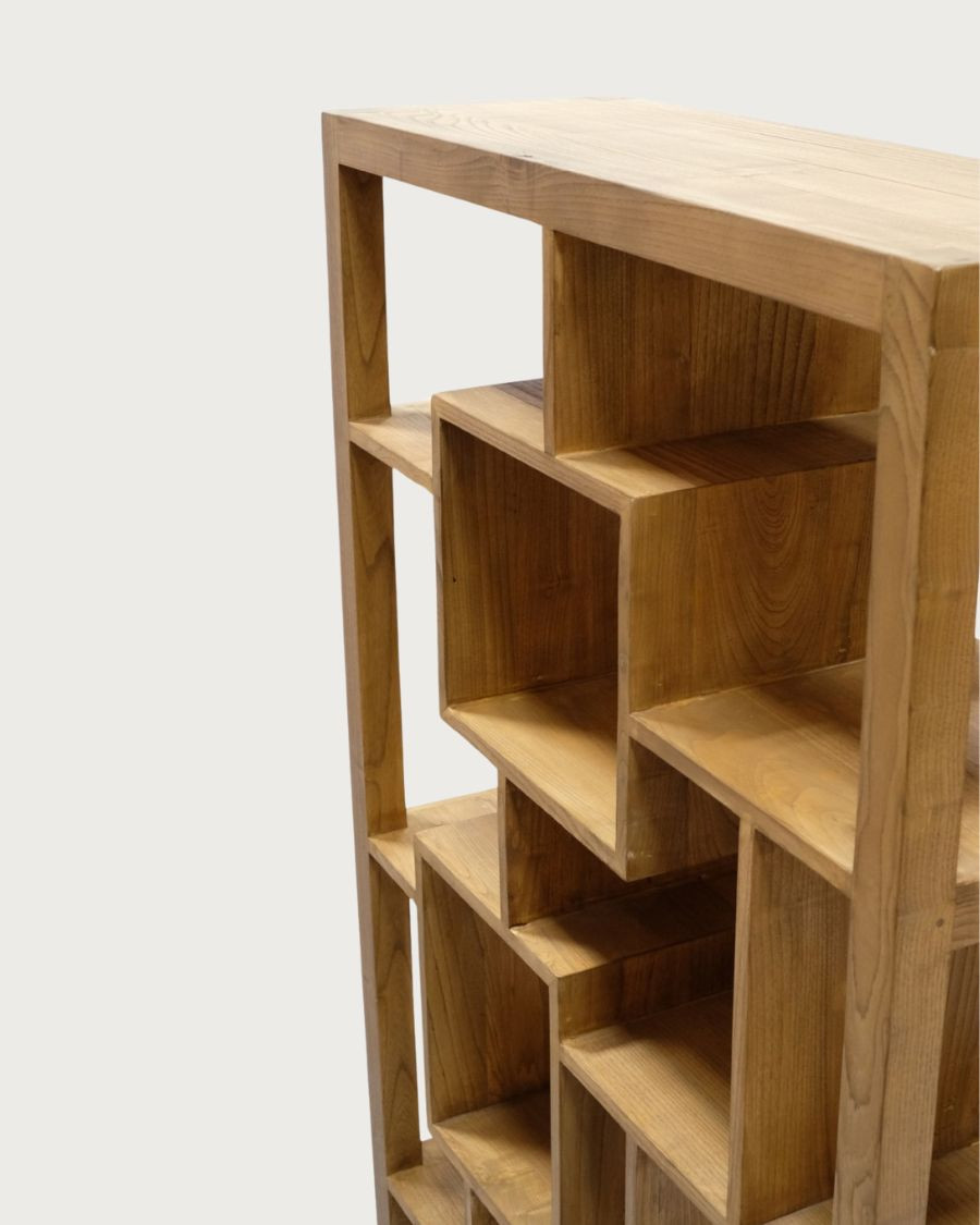Maze - Mensola in legno massello di teak