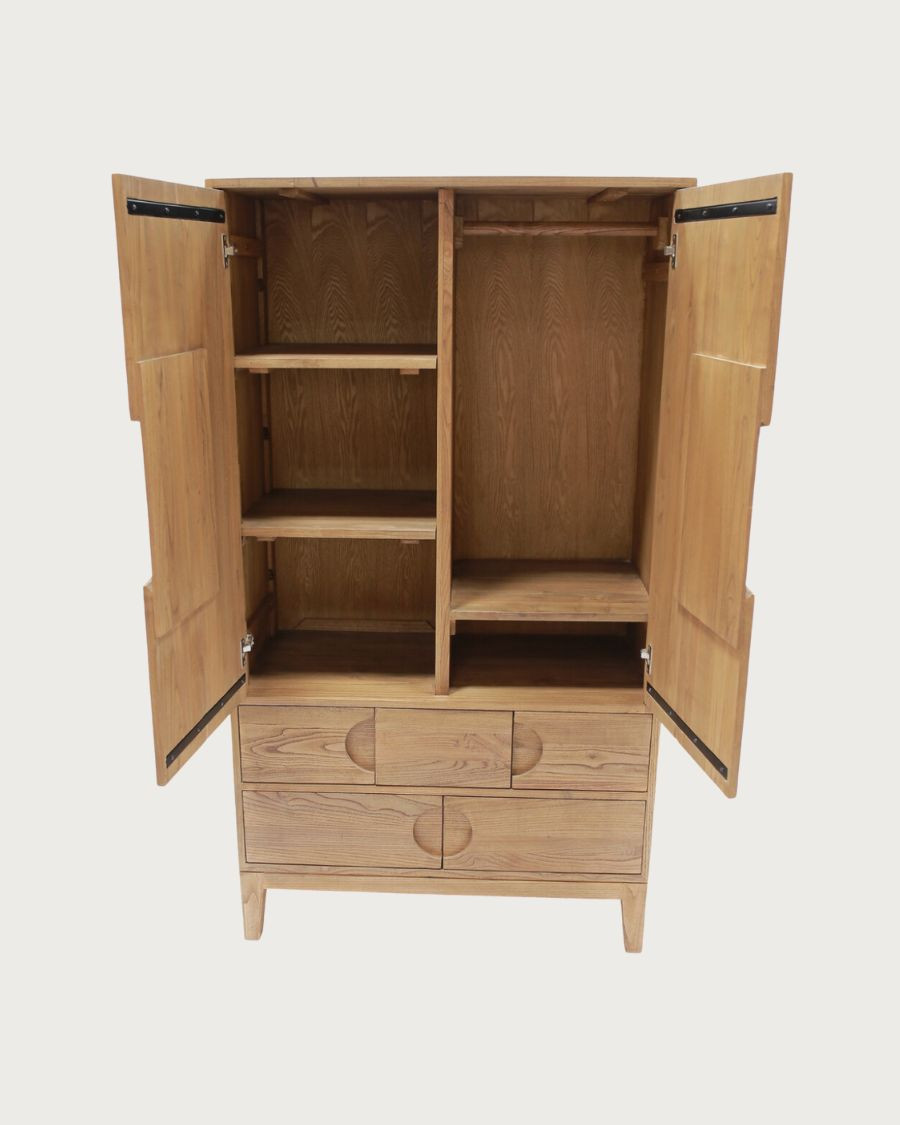 Kyoto - Armoire en teck massif