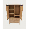 Kyoto - Armoire en bois massif de Sungkai