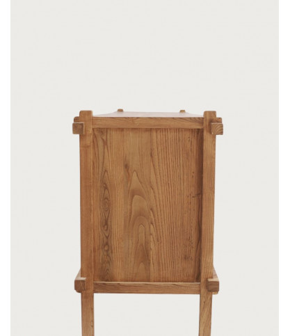 NARA - Laag dressoir van massief teakhout, 190 cm - Aziatische stijl