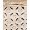 L'Orient - Round carved solid wood coffee table