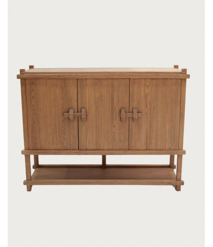 NARA - Credenza grande in legno di teak, 160 cm - Stile asiatico