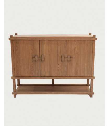 NARA - Großes Sideboard aus Teakholz, 160 cm, im asiatischen Stil