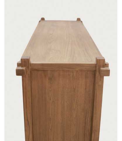 NARA - Großes Sideboard aus Teakholz, 160 cm, im asiatischen Stil
