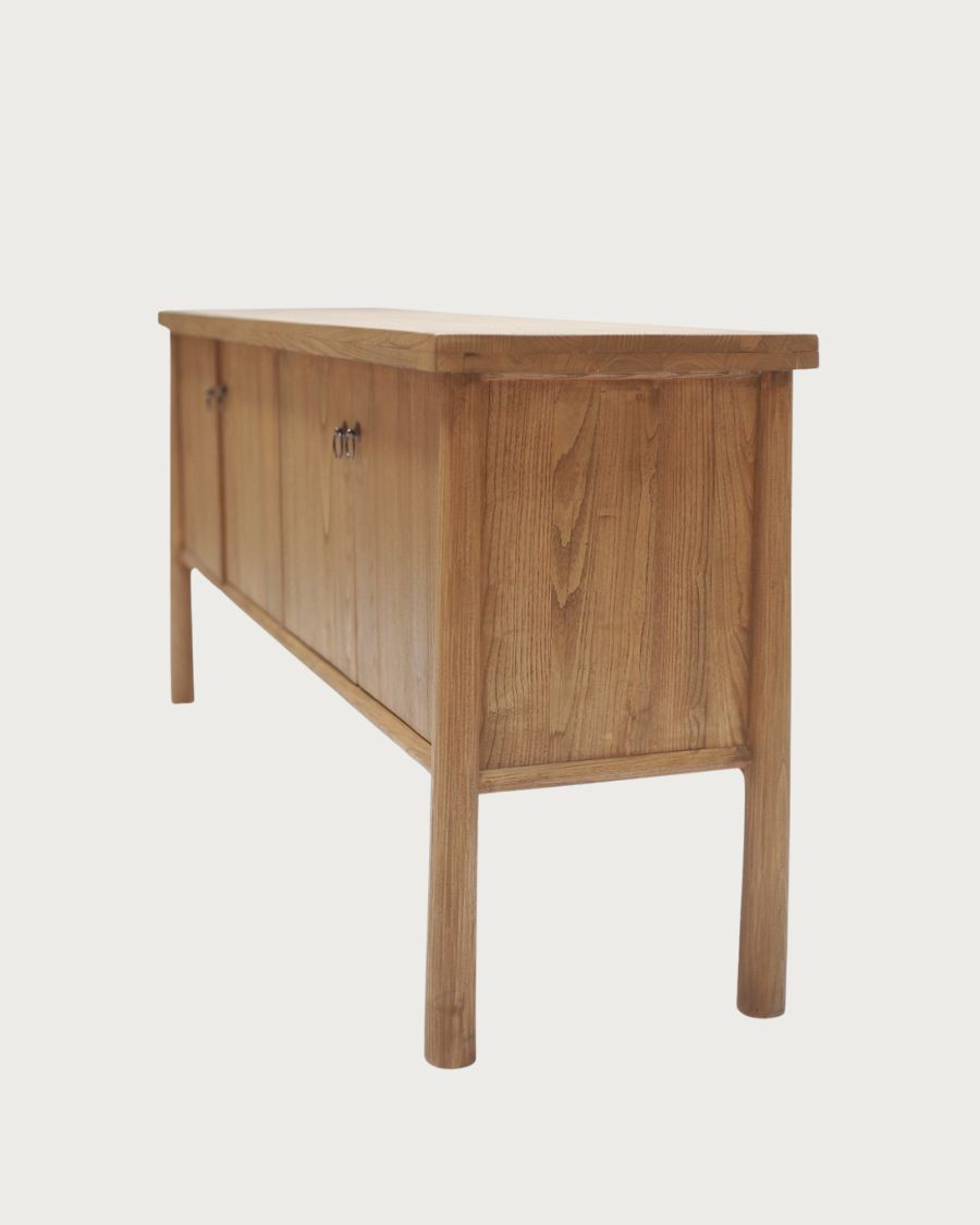 Yara - Aparador de madera maciza de teca de 170 cm