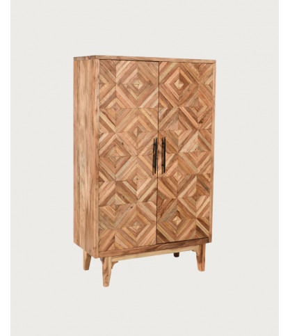 Naya - Armoire en bois massif de manguier