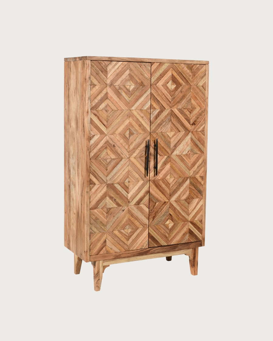 Naya - Armoire en bois massif de manguier
