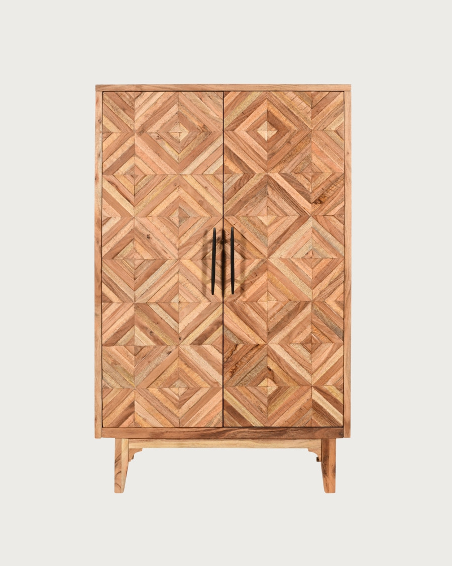 Naya - Armoire en bois massif de manguier