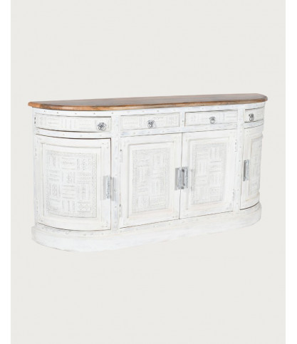 Argo - Dressoir van massief wit mangohout