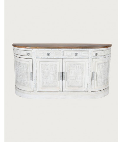 Argo - Dressoir van massief wit mangohout
